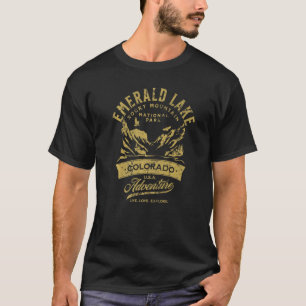 Emerald Lake Rocky Mountain Nationalpark Distanz T-Shirt