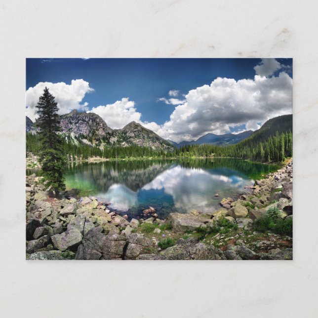 Emerald Lake - Weminuche Wilderness - Colorado 5 Postkarte (Vorderseite)