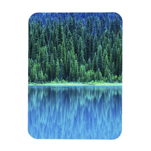 Emerald Lake, Yoho NP, BC, Kanada Magnet (Vertikal)