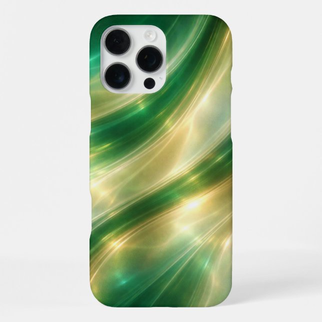 Emerald Luxe Holographic Gradient Phone Case iPhone Hülle (Rückseite)