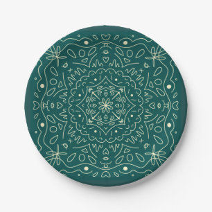 Emerald Mandala Paper Teller