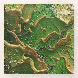 Emerald Motion Glasuntersetzer