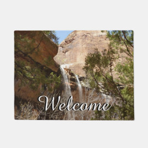Emerald Pool Falls I aus dem Zion National Park Fußmatte
