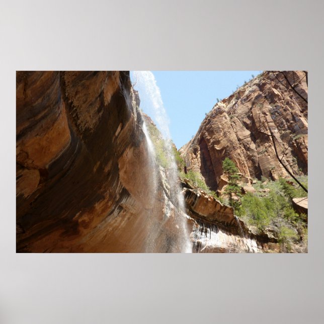 Emerald Pool Falls II aus dem Zion National Park Poster (Vorne)