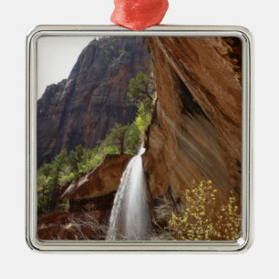 Emerald Pool Falls III von Zion National Park Silbernes Ornament