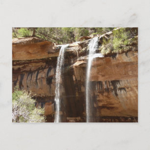 Emerald Pool Falls IV aus dem Zion-Nationalpark Postkarte