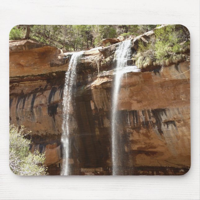 Emerald Pool Falls IV von Zion National Park Mousepad (Vorne)