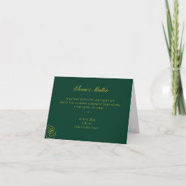 Emerald Romance Wedding Invitations Einladung
