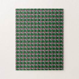 Emerald Ruby Diamond Gemstone Art Red Green Puzzle