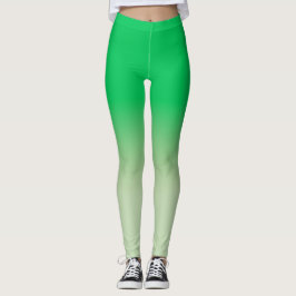 Emerald Sage Green Ombre Leggings