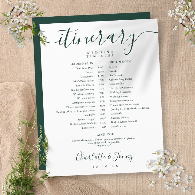 Emerald Script Zeitplan für Hochzeitreisen (Von Creator hochgeladen)