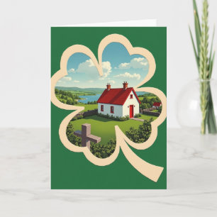 Emerald Shamrock Szenenkarte Karte