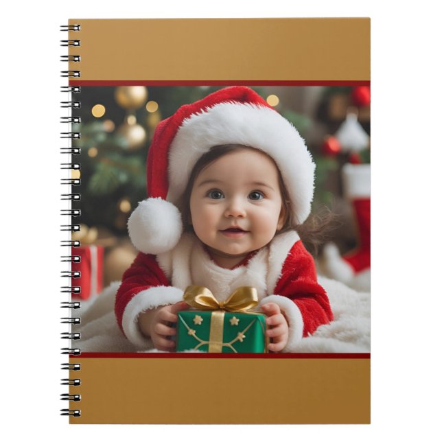 Emerald Smiple Cute Santa  Notizblock (Vorderseite)