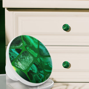 Emerald Spring - Zellen-Collage N2 Keramikknauf