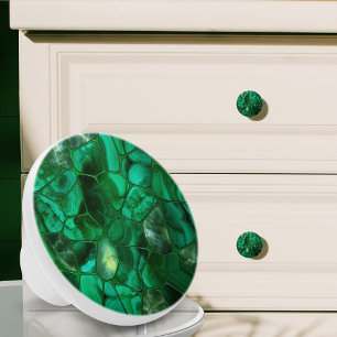 Emerald Spring - Zellen-Collage N4 Keramikknauf