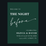 Emerald The Night Before Probe Dinner Unterschreib Poster<br><div class="desc">Emerald The Night Before Probe Dinner Unterschreiben</div>