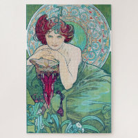 Emerald (Vier Juwelen), Alphonse Mucha