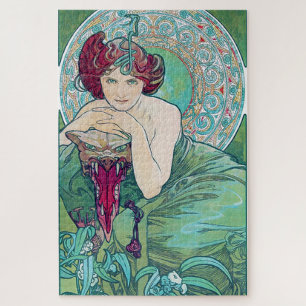 Emerald (Vier Juwelen), Alphonse Mucha Puzzle