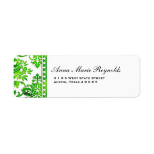 Emerald Vintag Damask Lace Extravagant