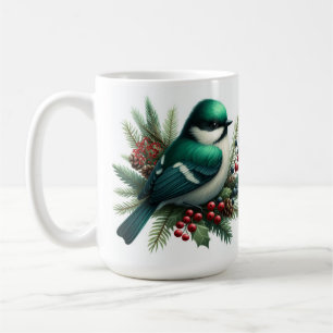 Emerald Vögel und Beeren Urlaubsmotiv Kaffeetasse