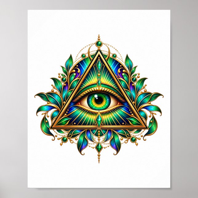 Emerald Watcher Poster (Vorne)