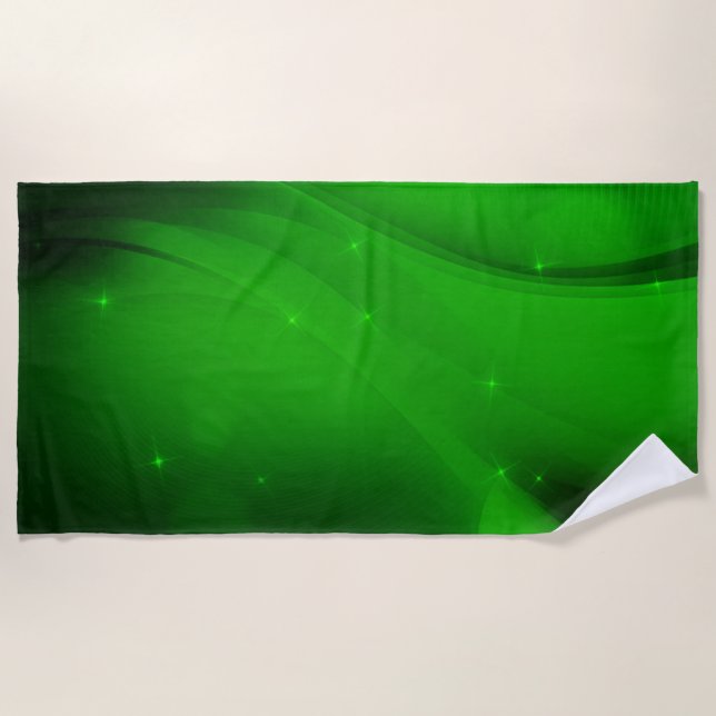 Emerald Wave Strandtuch (Vorderseite)