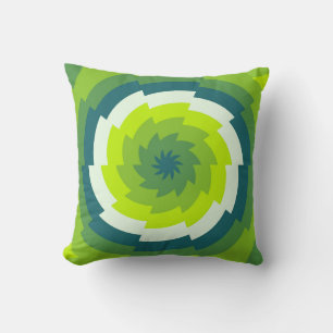 Emerald Whirl Kissen