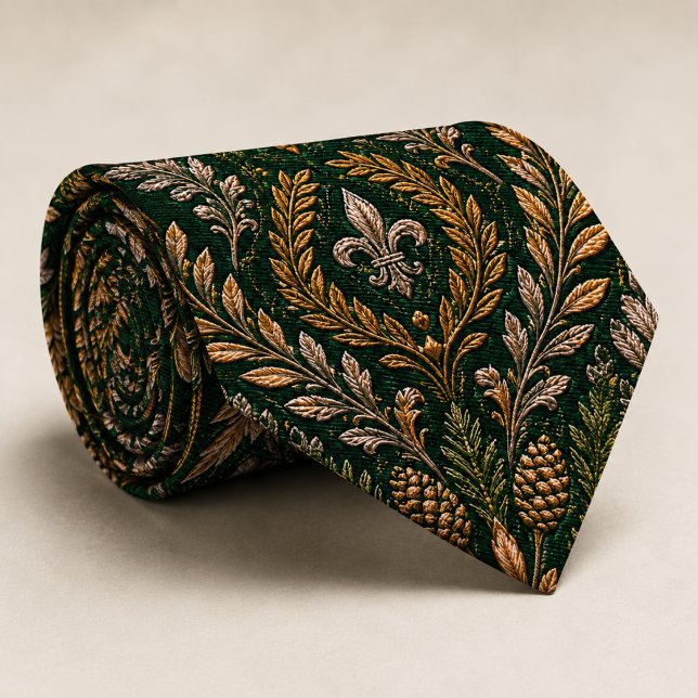 Emerald Winter Barock Luxus-Hochzeit Krawatte (Von Creator hochgeladen)