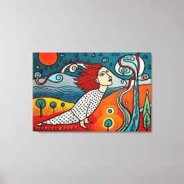 Emergence of Humans Leinwanddruck