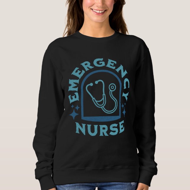 Emergency Nurse and ED Tech Emergency Department Sweatshirt (Vorderseite)