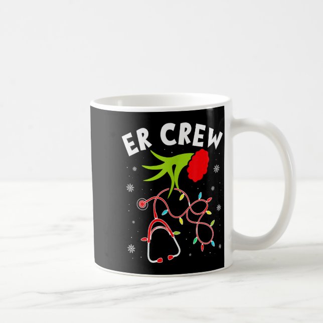 Emergency Room Christmas Er Crew Nurse Xmas Holida Kaffeetasse (Rechts)
