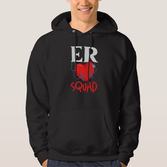 Emergency Room Technician ER Nurse Hospital Depart Hoodie (Vorderseite)