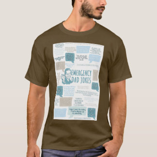 Emergency Vater Jokes Funny Vathers Day Card Greet T-Shirt