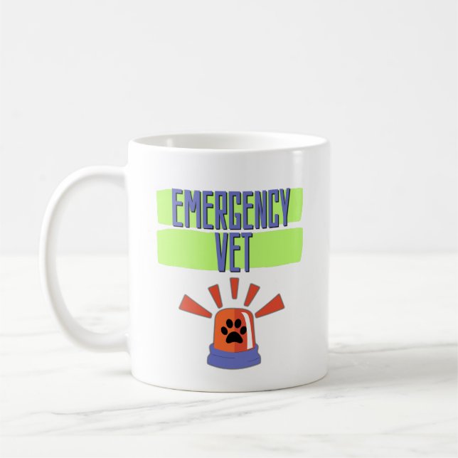 Emergency Vet – Veterinary Emergency Design Kaffeetasse (Links)