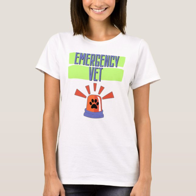 Emergency Vet – Veterinary Emergency Design T-Shirt (Vorderseite)
