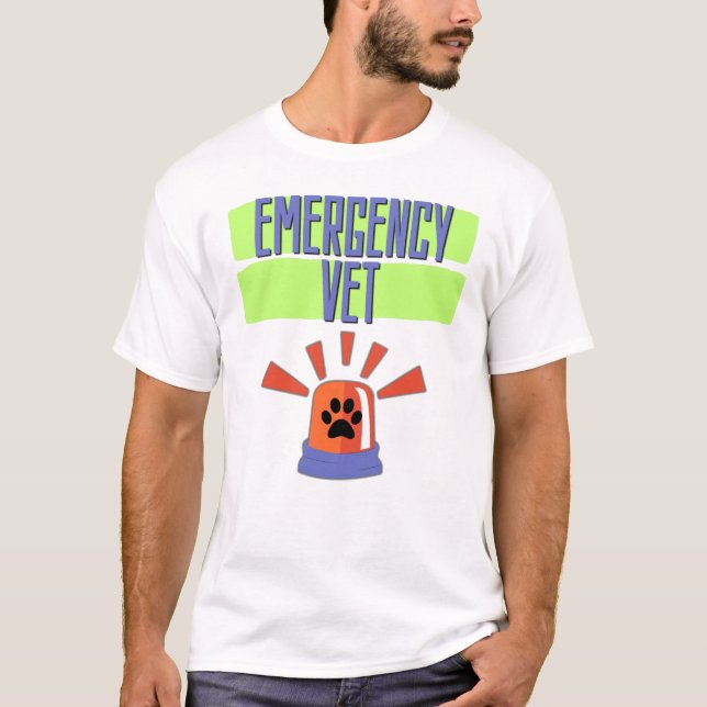 Emergency Vet – Veterinary Emergency Design T-Shirt (Vorderseite)