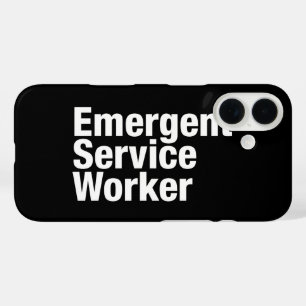 Emerging Service Worker iPhone 16 Hülle