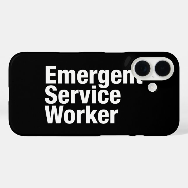 Emerging Service Worker Case-Mate iPhone Hülle (Rückseite (Horizontal))