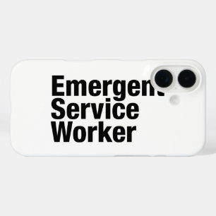 Emerging Service Worker iPhone 16 Hülle