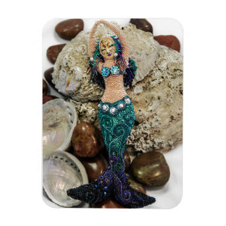 Emerging the Mermaid Foto Magnet