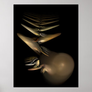 "Emerging to Fly" Poster