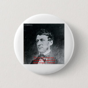 Emerson "Creed the Deed" Weisheitszettel Geschenke Button