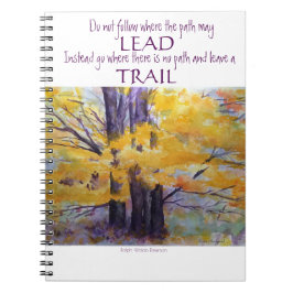 Emerson-Inspirations-Aquarell-Kunst-gewundenes Notizblock