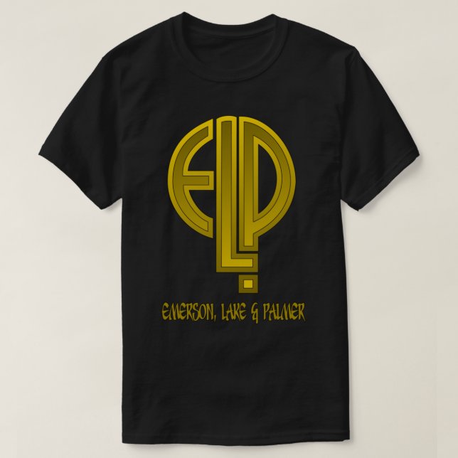 Emerson, Lake &amp; Palmer Solid Gold Logo Classic T-Shirt (Design vorne)