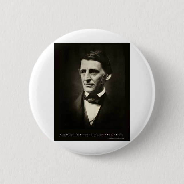 Emerson Liebe der Schönheit ist Geschmack Liebe Ge Button (Vorderseite)