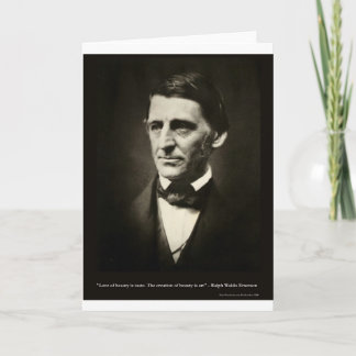 Emerson Liebe der Schönheit ist Geschmack Liebe Ge Karte