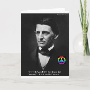 Emerson "Peace is In" - Weisheit - Zitate und T-Sh Karte