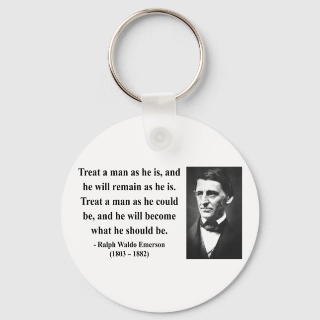 Emerson Quote 9b Schlüsselanhänger (Vorderseite)