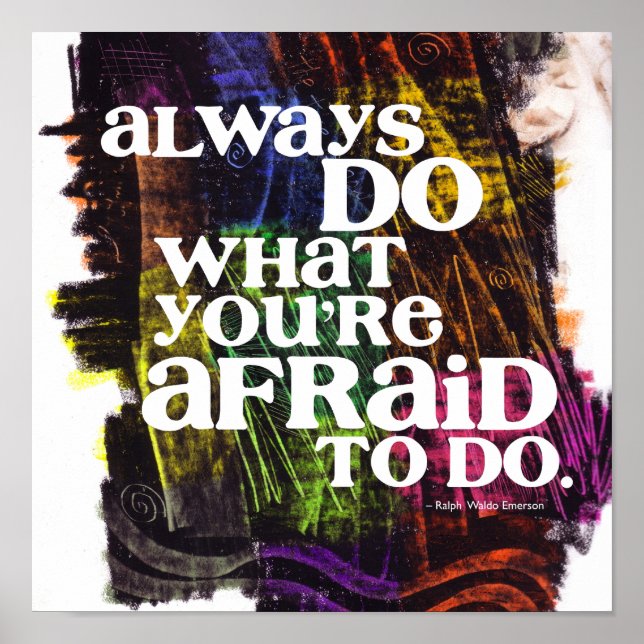 Emerson Quote Poster (Vorne)