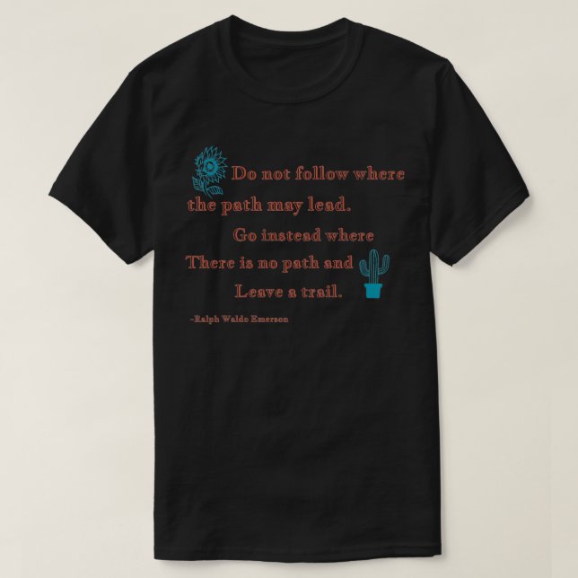 Emerson Quote T-Shirt (Design vorne)